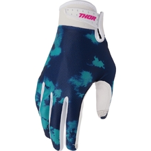 Thor 2026 Launchmode Bleach White/Aqua Gloves
