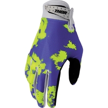 Thor 2026 Launchmode Bleach Grey/Acid Kids Gloves
