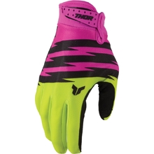 Thor 2027 Launchmode Shockie Acid/Fuchsia Kids Gloves