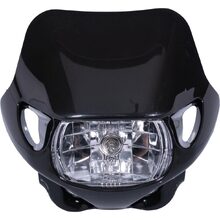 Ballards Universal Euro Black Headlight