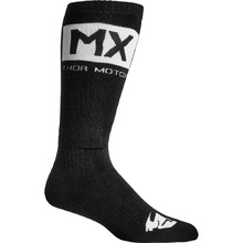 Thor Solid Black/White Kids Socks