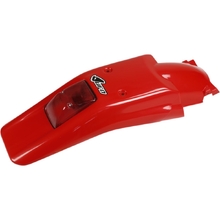 UFO Honda XR250/400 96-06 Red Rear Fender w/ Tail Light