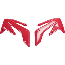 UFO Honda CRF250R 04-09 CRF250X 04-16 Red Radiator Shrouds