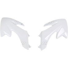 UFO Honda CRF50F 04-27 White Radiator Shrouds