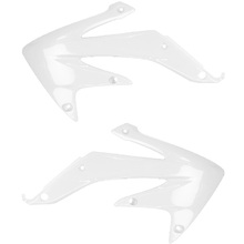 UFO Honda CRF450R 05-08 White Radiator Shrouds