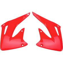 UFO Honda CRF450R 02-04 Red Radiator Shrouds