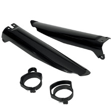 UFO Kawasaki KX125/250/500 96-03 Black Fork Protectors