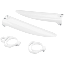 UFO Kawasaki KX80/85/100 98-13 White Fork Protectors