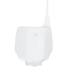 UFO Kawasaki KX85-100 01-13 White Front Number Plate