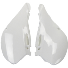 UFO Kawasaki KX125-250 99-02 White Side Panels