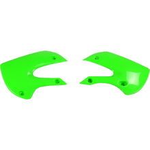UFO Kawasaki KX65 00-27 Green Radiator Shrouds