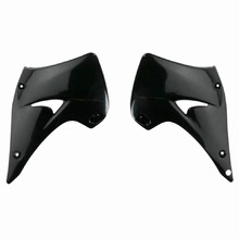 UFO Kawasaki KX125/250 03-08 Black Radiator Shrouds