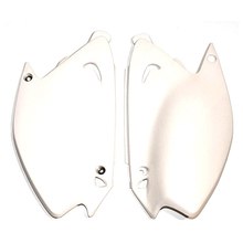 UFO Kawasaki KX125/250 03-08 White Side Panels