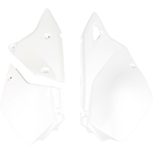 UFO Kawasaki KLX400R 03-06 White Side Panels