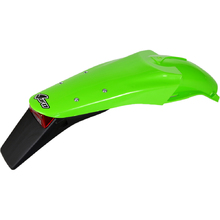 UFO Kawasaki KLX400R 03-06 Green Rear Fender w/ Tail Light