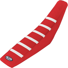 Guts Racing Honda CRF110-125F 19-27 Gripper Ribbed White/Red/Red Seat Cover