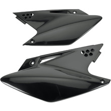 UFO Kawasaki KX250F 06-08 Black Side Panels