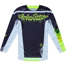 Troy Lee Designs 2026 GP Pro Stagger Gunmetal/Neo Yellow Jersey
