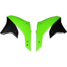 UFO Kawasaki KLX450R 07-24 Green Radiator Shrouds
