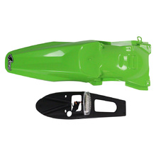 UFO Kawasaki KLX450R 07-24 Green Rear Fender w/ LED Light