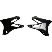 UFO Yamaha YZ125/250 02-14 Black Radiator Shrouds
