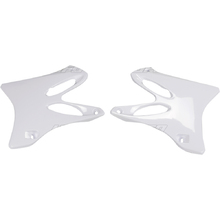 UFO Yamaha YZ125-250 02-14 White Radiator Shrouds