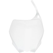 UFO Yamaha YZ/YZF 06-14 White Front Plate