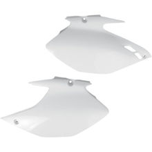 UFO Yamaha WR250F 07-14 WR450F 07-11 White Side Panels