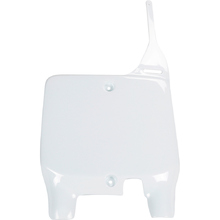 UFO Suzuki RM125-250 99-00 White Front Plate