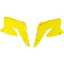 UFO Suzuki RMZ250 04-06 Yellow Radiator Shrouds