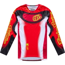 Troy Lee Designs 2026 SE Pro Illusion Red/Black Kids Jersey