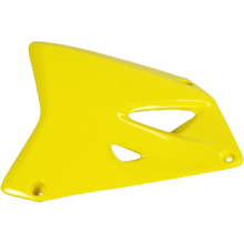 UFO Suzuki RM85 02-25 Yellow Radiator Shrouds