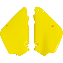 UFO Suzuki RM80 00-01 RM85 02-25 Neon Yellow Side Panels