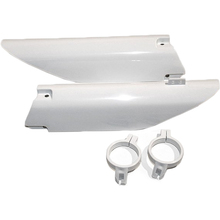 UFO Suzuki RM125/RM250/RMZ450 White Fork Protectors