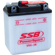 SSB PowerSport 4-6N6-3B Lead Acid Battery