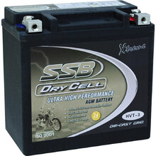 SSB PowerSport HVT-3 Ultra High Performance AGM 12V Battery