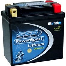 SSB PowerSport LFP9Q-B High Performance Lithium Ion 12V Battery