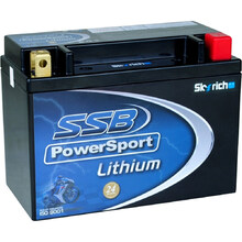 SSB PowerSport LH20L-BS High Performance  Lithium Ion 12V Battery