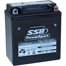 SSB Powersport VB3L-B 12V V-Spec High Performance AGM Battery