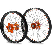Kite/Excel One KTM SX/SXF 03-22 21"/19" Orange Wheel Set