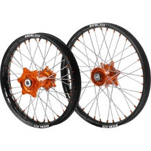 Kite/Excel One KTM EXC/EXCF 24-27 21*/18* Orange Wheel Set
