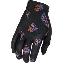 Fly Racing 2026 Lite Outline Black/Red/Purple Kids Gloves