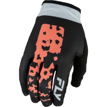 Fly Racing 2027 Lite Flake Black/Light Grey/Coral Womens Gloves