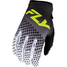 Fly Racing 2027 Kinetic Fade Black/White/Hi Vis Gloves