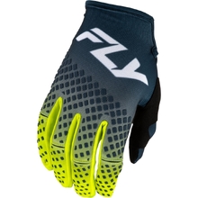 Fly Racing 2027 Kinetic Fade Navy/Hi Vis/White Gloves