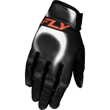 Fly Racing 2027 Kinetic Torch Black/White/Orange Kids Gloves