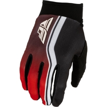 Fly Racing 2027 F-16 Raze Black/Red/White Kids Gloves