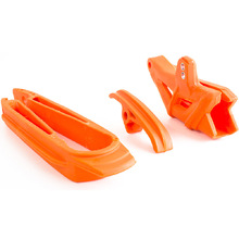 UFO KTM SX/SXF 11-15 Orange Chain Slider & Guide Kit