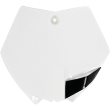 UFO KTM 85 SX 13-17 White Front Plate