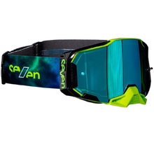 Seven x 100% Percent Armega Haze Blue Mirror Goggles